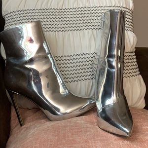 High chrome booties
